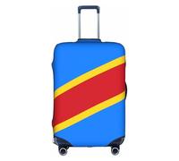 JZSTY Housse de Valise Drapeau du Congo Durable et Élégant pour Voyage et Affaires Résistant aux Rayures et à la Poussière, blanc, très grand