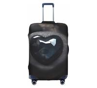 JZSTY Housse de Valise Durable et Élégant Mystérieux Pierre Amour pour Voyage et Affaires Résistant aux Rayures et à la Poussière, blanc, très grand