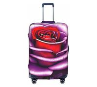 JZSTY Housse de Valise Durable et Élégant Rose Fuchsia pour Voyage et Affaires Résistant aux Rayures et à la Poussière, blanc, très grand
