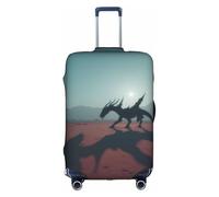 JZSTY Housse de valise durable et élégante avec ailes cramoisies pour voyage et affaires, résistante aux rayures et à la poussière, blanc, très grand