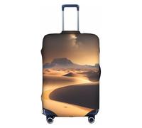 JZSTY Housse de Valise Durable et élégante Motif étoiles du désert pour voyage et affaires Résistant aux rayures et à la poussière, blanc, S