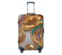 JZSTY Housse de valise durable et élégante pour voyage et affaires, résistante aux rayures et à la poussière, blanc, très grand