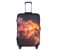 JZSTY Housse de valise résistante et élégante pour voyage et affaires, résistante aux rayures et à la poussière Rouge, blanc, très grand