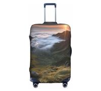 JZSTY Housse de valise Skyline Crest durable et élégante pour voyage et affaires, résistante aux rayures et à la poussière, blanc, M