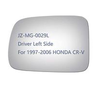 JZSUPER Miroir de rétroviseur latéral pour Honda CR-V 1997-2006 1997-2006 - Vue latérale gauche gauche - Verre plat de rechange non chauffé avec adhésif inclus