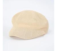 JZTDYPP Beret Femme Béret Octogonal en Paille pour Femme, Idéal pour L'Été, Fin, Style Gavroche, Ajustable, en Maille Tricotée Respirante.