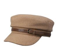 JZTDYPP Beret Femme Chapeau d'hiver pour Femme À Visière Courte, Bandeau en Cuir, Béret, Casquette Militaire Décontractée, Style Gavroche