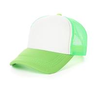 JZTDYPP Casquette Homme Casquette De Baseball en Maille Vierge pour Homme Et Femme, Respirante, Style Hip-Hop, Noire, Taille Unique, Vert 2