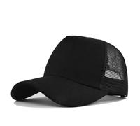 JZTDYPP Casquette Homme Casquette De Baseball Rigide À 5 Panneaux en Maille Style Hip-Hop pour Homme Et Femme, Respirante, Couleur Unie, Style 10, Taille Unique