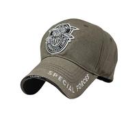 JZTDYPP Casquette Homme Casquette De Sport Grande Taille pour Homme Et Femme, en Coton, À Rabat, pour Papa, pour L'Été, Incurvée, pour Le Soleil, Grande Taille, Style Camionneur, Vert Armée, 56