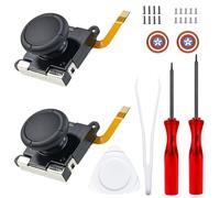 JZW-Shop Hall Joystick Kit de Remplacement pour NS Switch, Hall Joystick Compatible avec NS Switch/Switch OLED/Switch Lite, Switch Joy Con Kit d'outils de réparation