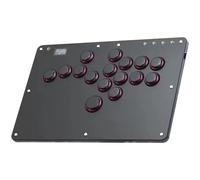JZW-Shop Haute42 Arcade Stick R16, contrôleur d'arcade à tous les boutons pour Switch/PC/PS4/PS3/Steam Deck, clavier de jeu fin avec Turbo et RVB personnalisé, prend en charge le Hot-Swap et SOCD