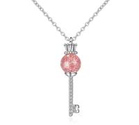 JZWCHQ 100% 925 Colliers et pendentifs de la couronne cristalline en argent sterling et pendentifs pour femmes bijoux créatifs