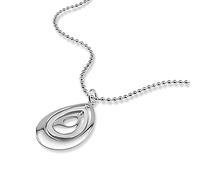 JZWCHQ 100% 925 Hyperbole Sterling Hyperbole Big Drop Pendant Collier Women Choker Fine Jewelry S