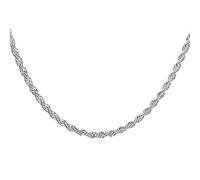 JZWCHQ 16/18/20/22/24 pouces 4 mm Collier de chaîne de corde de chanvre pour femme homme charme
