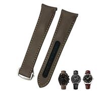 JZWCHQ 19 mm 20 mm 21 mm en cuir authentique Courant.