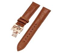 JZWCHQ 19 mm 20 mm 22 mm Bands de montre à feuilles de vache double face pour viachement VC Watch Strap Constantin pour hommes et femmes Bracelets en cuir de vache