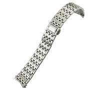 JZWCHQ 20 mm 16 mm 19 mm en acier inoxydable Remplacement de bande de montre pour Omega de Ville Prestige Orbis Edition Watch Strap Metal Bracelet brillant