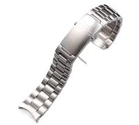 JZWCHQ 20 mm 22 mm Qualité 316L Silver en acier inoxydable Bandes de montre STRAP POUR CEINTURE