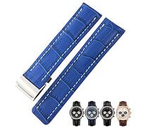 JZWCHQ 22 mm 24 mm Top Italien Cowe Vow Real Real Leather Watch Band For pour Breitling Strap Accessoires