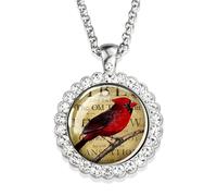 JZWCHQ 925 Collier de colibris en argent sterling pour femmes et hommes, collier colibri