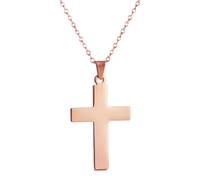 JZWCHQ 925 Collier de crucifix minimaliste argent sterling hommes, collier transversal avec Jésus dessus - tour de cou crucifix Pendant les hommes, Jésus Cross Collier pour les cadeaux de
