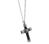 JZWCHQ 925 Collier d'urne croix en argent sterling pour les femmes