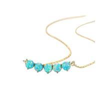 JZWCHQ 925 Collier pendentif rond en argent sterling plaqué pour les femmes Bijoux en trois couleurs