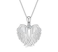 JZWCHQ 925 STERLING GUARDIAN PENDANT ANGLE POUR FEMMES, PROTECTION DE COLLE DE COLLE ANGEL