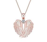 JZWCHQ 925 STERLING GUARDIAN PENDANT ANGLE POUR FEMMES, PROTECTION DE COLLE DE COLLE ANGEL