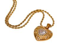 JZWCHQ 925 Sterling Silver Bling Cumbic Zirconia Pave Collier Heart for Women, Collier de Coeur de ramiage élégant délicat - Collier de pavé délicat, Collier de Coeur de réunion pour la
