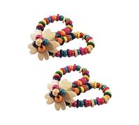 JZWCHQ ACCESSOIRES FILLES 2pcs Bracelet coloré Bracelet à la main à la main Bijoux de coque à la noix de coco pour les femmes