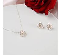 JZWCHQ Accessoires Real Natural Natural Water Pearl Handmade Bijoux Formes 925 Boucles d'oreilles Collier en argent pour N Gift N 40cm