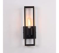 JZWCHQ Applexion Industrielle Lampe Murale en Fer forgé Clair Chambre à Coucher intérieure Salon Luxe Mur Mound Lighting Anti-Rust Wall Fixture E26 / E27 Murce pour Les couloirs de Chevet