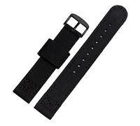 JZWCHQ Band de monator en toile en denim pour bracelet de marque Sangle de sport extérieur 18 mm 20 mm