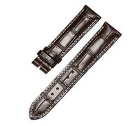 JZWCHQ Band de montre décontracté Calons de montre en cuir en cuir Band compatible compatible avec des bandes de sangle de montre 13,14,15,18,19,20,21 mm (Black Black Rose, 18 mm)