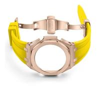 JZWCHQ Band de montre en caoutchouc de 3e génération pour GA 2100 Watchs Strap Solise Solid Mise à niveau 3nd GA-2100 Band modifié Origin China