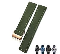 JZWCHQ Bandon de montre Blue Green Watch Boule de montre en nylon de 22 mm pour Chronomat Navitimer Superocean For Men Bracelet
