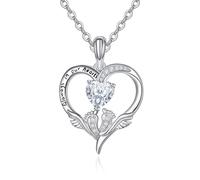 JZWCHQ Bijoux Cadeaux de sympathie pour la Perte d'un être Cher Bijoux en Argent Sterling pour Fausse Couche Mémorial Deuil Souvenir Cadeau Bijoux pour Filles