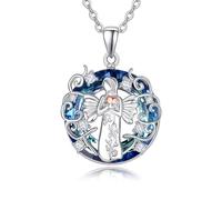 JZWCHQ Bijoux Cadeaux de sympathie pour la Perte d'un être Cher Bijoux en Argent Sterling pour Fausse Couche Mémorial Deuil Souvenir Cadeau Bijoux pour Filles