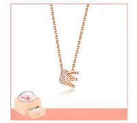 JZWCHQ Bijoux/Colliers Collier Collier Chaîne de clavicule femelle Tempérament Tempérament Cold Wind Rose Pendentif For Girlfriend Gift Women's Pendants