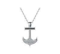 JZWCHQ Bijoux/Colliers Collier en argent exquis, colliers, implication chevauchez le vent et les vagues vers l'autre rive du bonheur pendentifs pour femmes