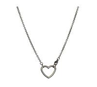 JZWCHQ Bijoux/colliers Collier en chaîne en acier titane, collier de couple simple personnalisé, collier de pendentif en alliage