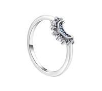 JZWCHQ Bijoux de Femmes Authentiques Sterling Scintillantes Feuilles de Feuilles de Fleur de Fleur Anneaux de bagues pour Femmes Anniversaire Beaux Cadeaux juifs