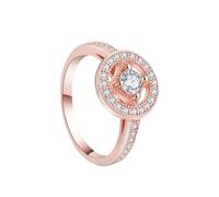 JZWCHQ Bijoux de femmes authentiques sterling scintillantes feuilles de feuilles de fleur de fleur anneaux de bagues pour femmes anniversaire beaux cadeaux juifs