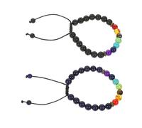 JZWCHQ Bijoux des filles femmes femmes en pierre naturelle Bracelet de roche de lave volcanique pour les accessoires résistants à la méditation de yoga