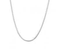 JZWCHQ Bijoux masculin 3 mm 40cm / 45 cm / 50 cm / 55 cm / 60 cm Colliers de chaîne de serpents argentés 925 Collier de bijoux en argent sterling pour femmes