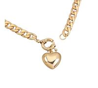 JZWCHQ Bijoux nouveau 2025 Design double couche grande taille lettre coeur papillon pendentif en métal collier de chaîne pour femmes bijoux de fête de mariage avec pour vous accessoires
