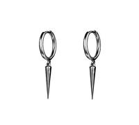 JZWCHQ Boucles d'oreilles de cerceau de drop spike minimalistes pour les femmes filles 925 argent sterling charms cerceaux bragus tragus helix enveloppe géométrique hypoallergénique mode punk