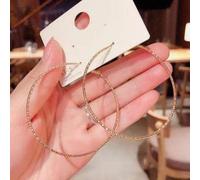 JZWCHQ Boucles d'oreilles de chaîne de chaîne de cristal brillant femelle bijoux de mariage cadeaux d'anniversaire